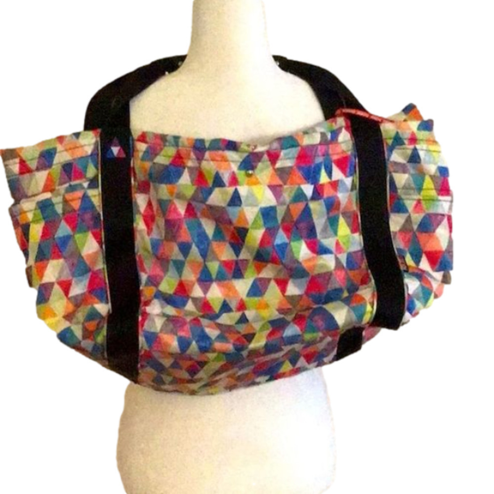 POKETO Geometric Colorful Duffle.